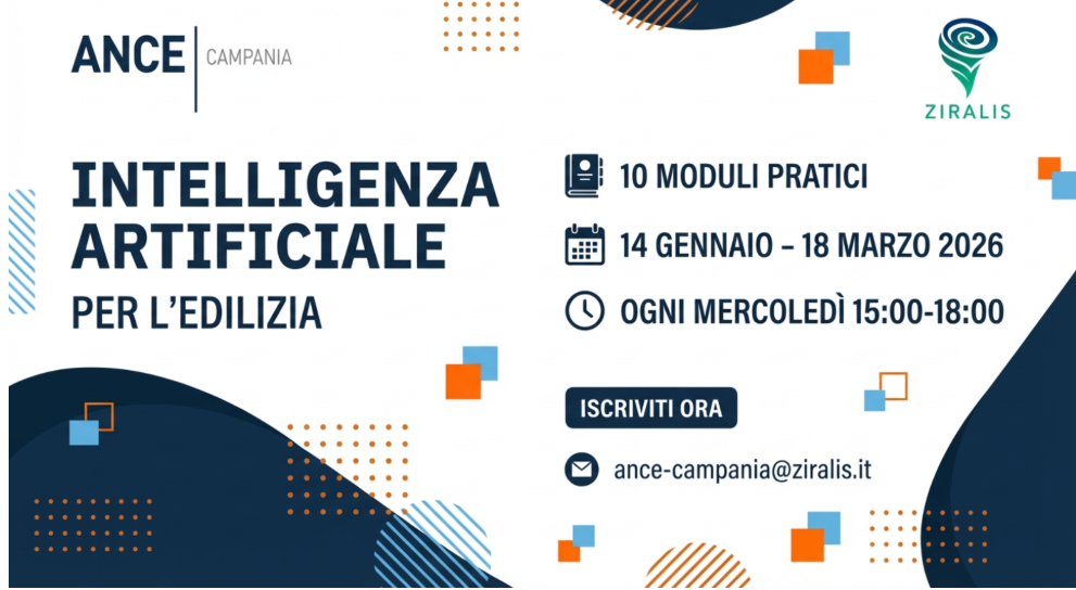 Intelligenza artificiale per l’edilizia, i bandi e la sicurezza nei cantieri